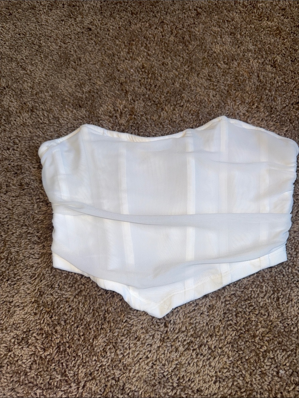 SHEIN white corset